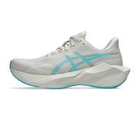 ASICS Novablast 6 Damen-Laufschuhe, Soft Oat/Energy Aqua, 7
