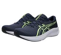 Laufschuh ASICS "PATRIOT 14", Herren, Gr. 48, midnight, illuminate gelb, Synthetik, Schuhe Laufschuh, atmungsaktives Mesh-Obermaterial, Energiegeladene Mittelsohle (37990546-48) midnight, illuminate g