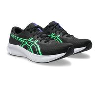 Asics Laufschuh PATRIOT 14 Herren schwarz/vital grün – atmungsaktives Mesh – Gr. 42,5