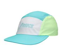 Fitted Cap ASICS, Damen, Gr. L, energy aqua,, Obermaterial: 100% Polyester, Caps, sportlicher Stil, mit gebogenem Schirm, mit verstellbarem Riemen (78266844-L) energy aqua,