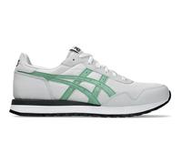 Sneaker ASICS SPORTSTYLE "TIGER RUNNER II", Gr. 42,5, weiß, schwarz mint, Synthetik, Leder, sportlich, Schuhe (83500242-42,5) weiß, schwarz mint