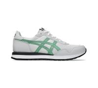 Sneaker ASICS SPORTSTYLE "TIGER RUNNER II", Gr. 44,5, weiß, schwarz mint, Synthetik, Leder, sportlich, Schuhe (83500242-44,5) weiß, schwarz mint