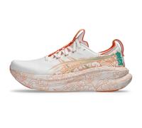 ASICS Unisex Gel-Nimbus 28 Tokyo Running, Weiß/Aprikose Crush, 13.5 Women/12 Men