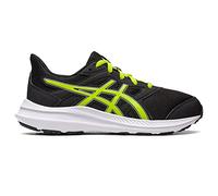 ASICS Unisex Kinder Jolt 4 Gs Sneaker, Black Lime Zest, 33 EU