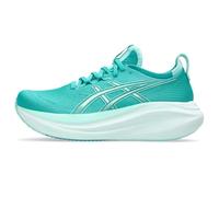 ASICS Women's Gel-Nimbus 27 Running Shoe, Wave Teal/Illuminate Mint, 41.5 EU