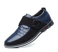 Asifn Herren Loafers Premium Leder Komfort Business Casual Oxford Schuhe Kleid Schuhe Mode Kleid Turnschuhe Büro Arbeit Driving Walking Schuhe（Blau,43 EU