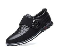 Asifn Herren Loafers Premium Leder Komfort Business Casual Oxford Schuhe Kleid Schuhe Mode Kleid Turnschuhe Büro Arbeit Driving Walking Schuhe（Schwarz,47 EU