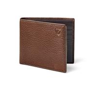 Aspinal of London - Brieftasche mit 8 Kartenfächern in Tabakkiesel Brown 3.4 x4.2 inches Leather