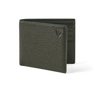 Aspinal of London - Brieftasche mit 8 Kartenfächern in Waldgrün mit Ki Green 3.4 x4.2 inches Leather