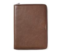 Aspinal of London Executive-Schreibmappe mit Reißverschluss im A4-Form Brown 13 x9.5 inches / Depth: 1 inch Leather