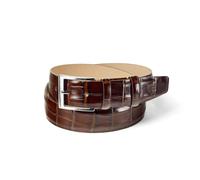 Aspinal of London Klassischer Herrengürtel in Deep Shine Amazon Brown Brown Small: 30-32 inches Leather
