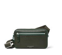 Aspinal of London - Reporter - Kompakte Umhängetasche in Waldgrün mit Green 5.1 x8.5 inches / Depth: 1.8 inches Leather