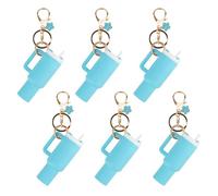 Aspire 6PCS Mini Tumbler -Schlüsselanhänger mit unterschiedlichem Charme, niedliche Tassenzubehör, Geldbeutel -Handtaschen -Rucksack -Charme für Lippenbalsam