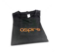 Aspire T-Shirt Schwarz mit orangem Logo - Größe L
