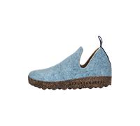 ASPORTUGUESAS Hausschuhe Filz Blau/Gelb - 40