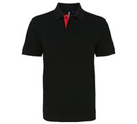 Asquith And Fox Herren Men's Classic Fit Contrast Polo Poloshirt