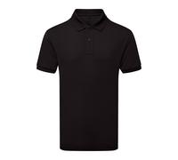 Asquith & Fox - "Glacier Tech" Poloshirt für Herren (Schwarz) XL