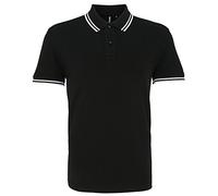 Asquith & Fox Herren Asquith and Fox Men's Classic Fit Tipped Polo Poloshirt