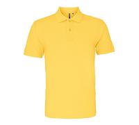 Asquith & Fox Herren-Poloshirt mit kurzen Ärmeln (Senf) M