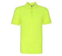 Asquith & Fox Herren Asquith and Fox Men's Polo Poloshirt, Gelb (Neon Yellow 000), X-Large