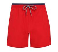 Asquith & Fox Herren Badeshorts - Rot / dunkelblau | L