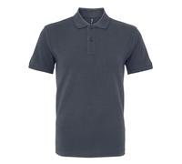 Asquith & Fox Herren Bio-Poloshirt in klassischer Passform (Graphit) XL