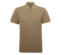 Asquith & Fox Herren-Kurzarm-Poloshirt aus Performance-Mischung (Khaki) S