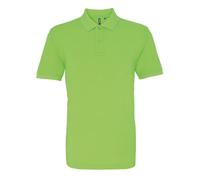 Asquith & Fox Mens Plain Kurzarm-Poloshirt (Neongrün) 3XL