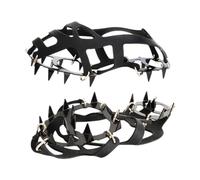 AsrMyjcx Schuhspikes Schuhspikes für Wanderschuhe Eiskrallen Überzieher Anti Rutsch Spikes Edelstahl für Jogging Outdooraktivitäten Winterausflüge, M