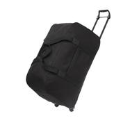 AsrMyjcx Wheeled -Duffel -Beutel -Koffer Erwachsener tragbares Multifunktions -Reisetasche Gepäck für Reisebereiche für Reisebereiche, Schwarz