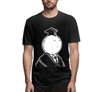 Assassination Classroom Koro Sensei Men's T-Shirt Fashion Short Sleeve Black M