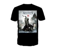 Assassin's Creed 3 T-Shirt -M- Game Cover, schwarz
