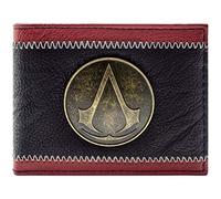 Assassins Creed Bronze Insignien Abzeichen Schwarz Portemonnaie Geldbörse