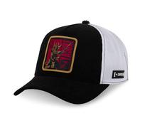 Assassin's Creed Shadows, Trucker-Kappe für Damen und Herren, verstellbar durch Snapback, Schwarz/Gelb/Rot/Weiß, One size