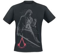 Assassin's Creed Unity - Arno Männer T-Shirt schwarz M 100% Baumwolle Gaming