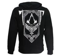 Assassin's Creed Valhalla Crest Banner Hoodie Weste S Schwarz