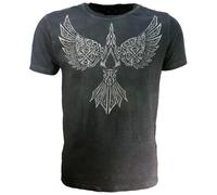 Assassin's Creed Valhalla Raven T-Shirt - Offizielles Merchandise S Schwarz