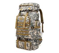 Assault Pack - 80L Camouflage Rucking Backpack, Water-resistant 600D Oxford Duffel Bag With Large Capacity | Ideal For Hiking, Camping, Trekking, Hunting, And Outdoor Adventure Gear