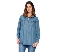 ASSUILI Jeanshemd in Blau - Größe 36 | Damen Blusen