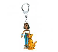 Asterix - Kleopatra mit Leopard - Schlüsselanhänger