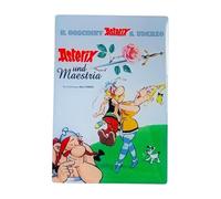 Asterix Pin - Asterix Anstecker Metall - Motiv Asterix und Maestria - Cover - Offizielles Lizenzprodukt