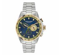 Aston Martin AML Thrill MTRH1F505 Herren-Armbanduhr Edelstahl 44 mm Blau Zifferb...