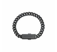 Aston Martin Armband Herren AML ICON Edelstahl Schwarz MJIUF5BL3