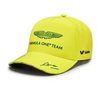 Aston Martin F1 Fernando Alonso Kappe 2024 - Unisex - Limette - Einheitsgröße