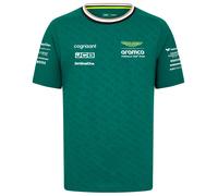 Aston Martin F1 2024 Fernando Alonso Team Tshirt für Herren - Grün - Größe: XXL
