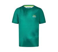 Aston Martin F1 Burst Active T-Shirt, offizielles Team, Grün, Herren / Unisex, grün, L