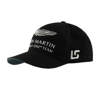Aston Martin F1 offizieller Fahrer Lance Stroll Herren Schwarz Cap Einheitsgröße