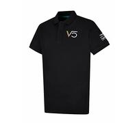 Aston Martin F1 Sebastian Vettel Poloshirt, schwarz, Klein