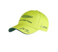 Aston Martin F1 Team - Offizieller Formel1 Merchandise - Fernando Alonso Team Driver Lime Green Baseball Cap - Unisex - Verstellbar, lindgrün, One Size