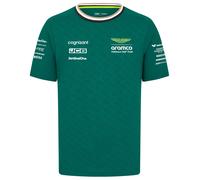 Aston Martin F1 2024 Team Tshirt für Herren - Grün - Größe: XL